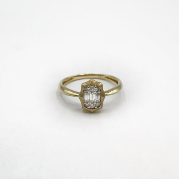 Baguette Diamond Engagement Ring