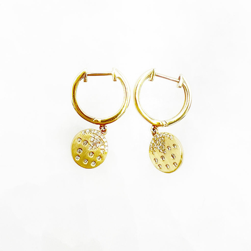 Yellow Gold Huggie Hoop Earrings