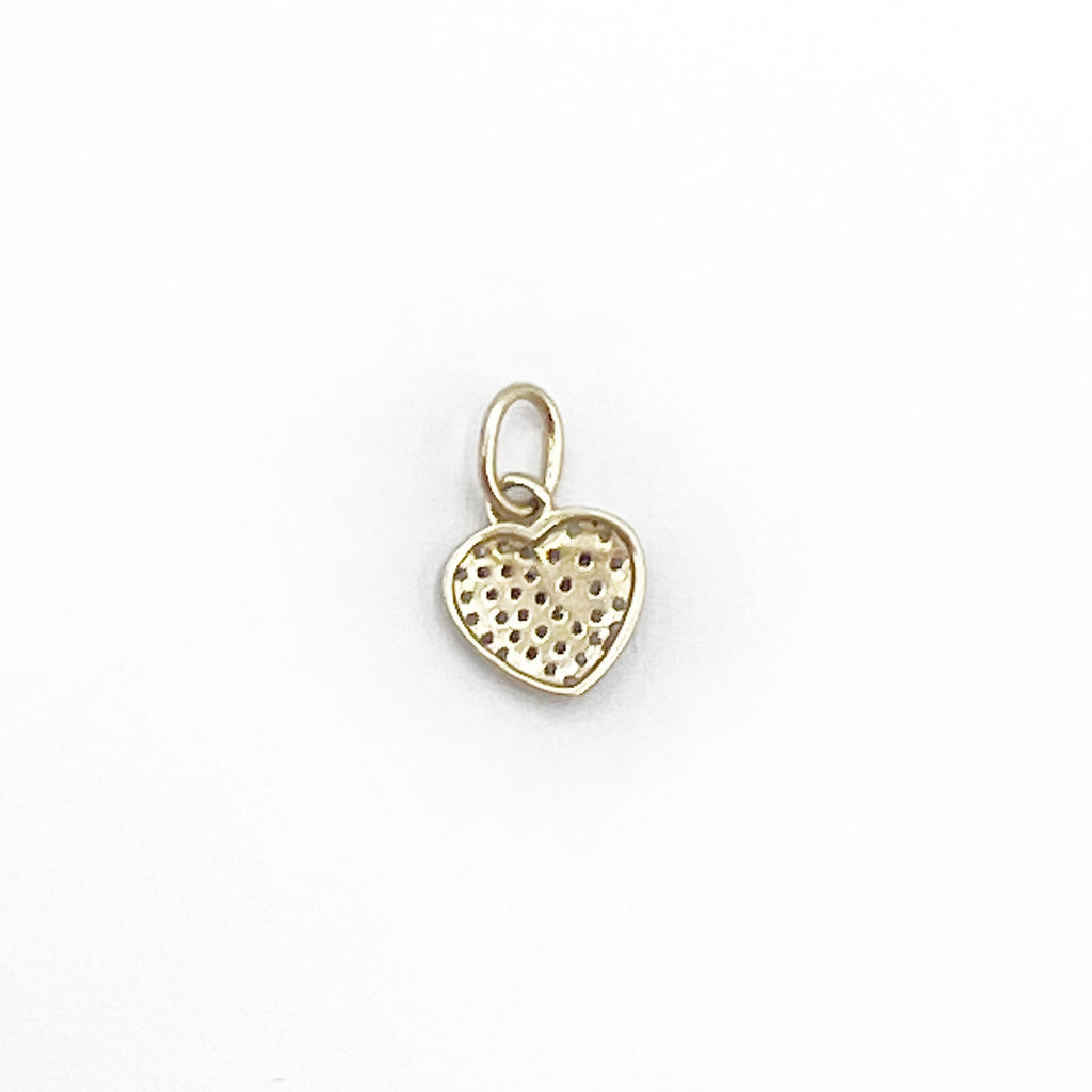 Glittery Diamonds Heart Pendant