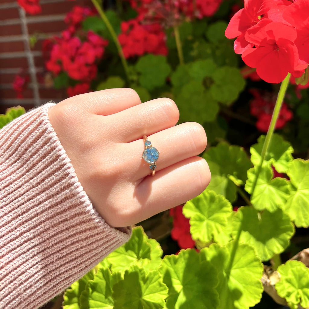 Montana Triple Stone Sapphire Ring