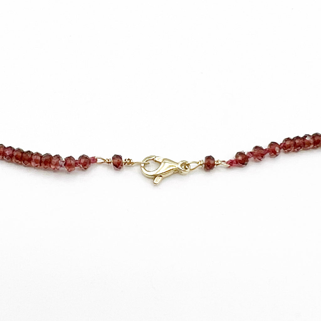 Exclusive : Genuine 505.00 CTS Rare Red Garnet Beads Necklace